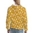 thumbnail image 7 of Xecao Daisies Flowers Pattern Hoodies for Women Sweatshirts Long Sleeve Sweatshirts Pullover Outfits with Pocket-Medium, 7 of 7