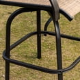 thumbnail image 3 of Outdoor Patio Chairs Set of 2 with Swivel and Armrests / Comfortable Seating for Balcony Enjoyment, 3 of 4