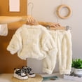 thumbnail image 4 of Pjs for Girls Cute Girls Fuzzy Pajamas Soft Warm Boys Winter Pajamas Cute Pajamas for Girls 4-5 Years, 4 of 4