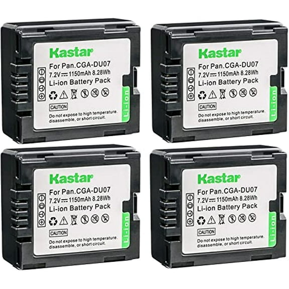 Kastar 4-Pack Battery Replacement for Hitachi DZ-GX3300, DZ-GX5300, DZ-GX5000A, DZ-GX5020, DZ-HS300, DZ-HS300A, DZ-HS300E, DZ-HS301E, DZ-HS301SW, DZ-HS303, DZ-HS303A, DZ-HS303E, DZ-HS303SW, DZ-HS401