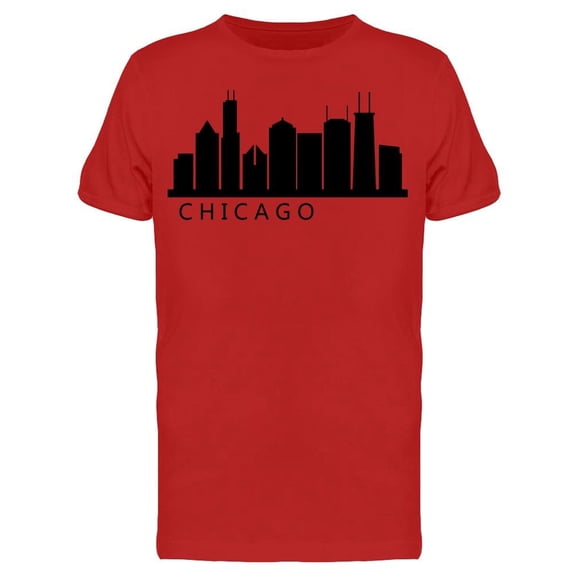 Chicago Skyline Graphic T-Shirt Men -Image by Shutterstock, Male XX-Large