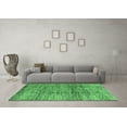 thumbnail image 3 of Ahgly Company Indoor Square Abstract Emerald Green Modern Area Rugs, 4' Square, 3 of 4