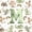 Green M, variant on Castle Fairy Dragon Letter L Black Out Curtains for Kids,Watercolor Animal Rainbow Curtains Pack of 2 (42x63 Each)