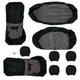 thumbnail image 3 of SPRING PARK Universal Car 5-Seat Covers Cushions Cloth Washable Interior Full Protectors, 3 of 5