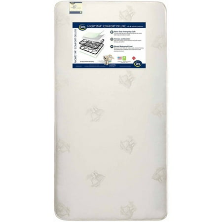 Serta Nightstar Comfort Deluxe Crib and Toddler Mattress - Multi
