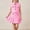 Pink#F, variant on JCCXIN Stylish Girls Summer Outfit Sets Sleeveless Denim Tops With Pleated Skirt Casual Two Piece Toddler Classic Clothes Sets