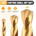 thumbnail image 4 of Juego de 120 Brocas de Acero de Alta Velocidad HSS de 3/64 A 1/8 Pulgadas, Tipo Mini para Madera, Metal, Acero, Plástico y Aleación de Aluminio., 4 of 5