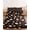 Black, variant on King Size Fitted Sheet Set - White Pumpkins Fall 3 Piece Bedding Sets 16" Deep Pocket Fitted Sheet with 2 Pillowcases, Thanksgiving Maple Leaves Beige Brushed Microfiber Hotel Luxury Bed Sheets