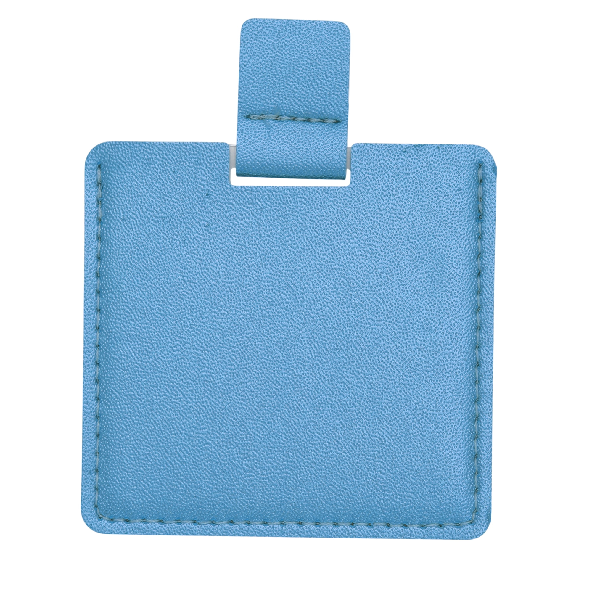 Unique Bargains 1 Pc Square Shape Makeup Mirror Blue