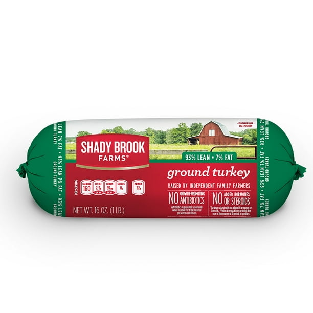 Shady Brook Farms 93 Lean 7 Fat Ground Turkey Roll 1 Lb Com - Shady Brook Farms Ground Turkey Roll Shady Brook Farms 93 Lean 7 Fat Ground Turkey Roll 1 Lb Com - Shady Brook Farms Ground Turkey Roll