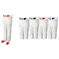 thumbnail image 2 of Martin Sports YOUTH Baseball / Softball Belt Loop Pants, WHITE with ROYAL Piping, 2 of 2
