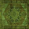 thumbnail image 1 of Ahgly Company Indoor Square Persian Green Traditional Area Rugs, 5' Square, 1 of 1