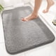 thumbnail image 4 of Alfombras de baño de cocina Alfombras De Baño Suaves Alfombra De Ducha De Baño Antideslizante Absorbente De Agua Gris 60x90cm Gris 60x90cm Magideal Alfombras de baño de cocina, 4 of 6