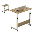 thumbnail image 2 of Liftable Bedside Table, 60 X 40cm C Shape Metal Frame Mobile Laptop Desk Bedside Laptop End Side Desk for Home Sofa Dining Table, Computer Desk, 2 of 8