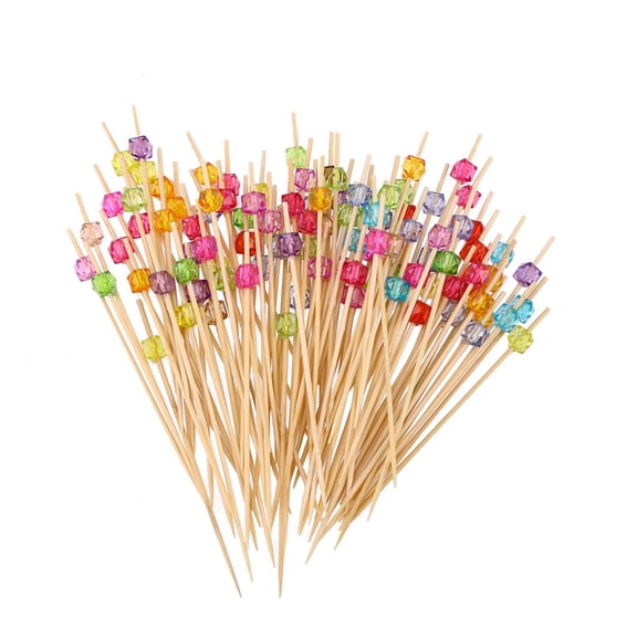 FRCOLOR 100 Pcs Picks Creative Fruit Drink Stirrer Agitators Cocktail Sticks