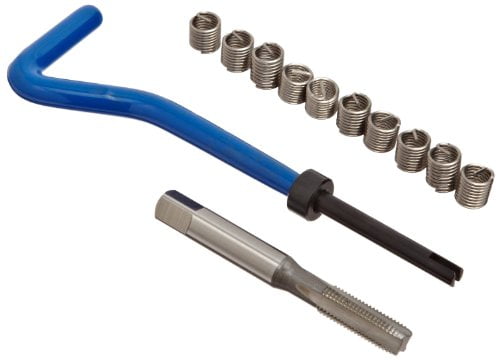 E-Z Lok EK40420 Metric Helical Threaded Insert Kit, 304 Stainless Steel, M4-0.7 Thread Size, 8 mm Installed Length (Pack of 10)
