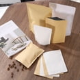 thumbnail image 4 of 100pcs Kraft Paper Sealable Bags Foil Packaging Bags for Food Storage, Yellow, 2.4x3 Inch, 4 of 4