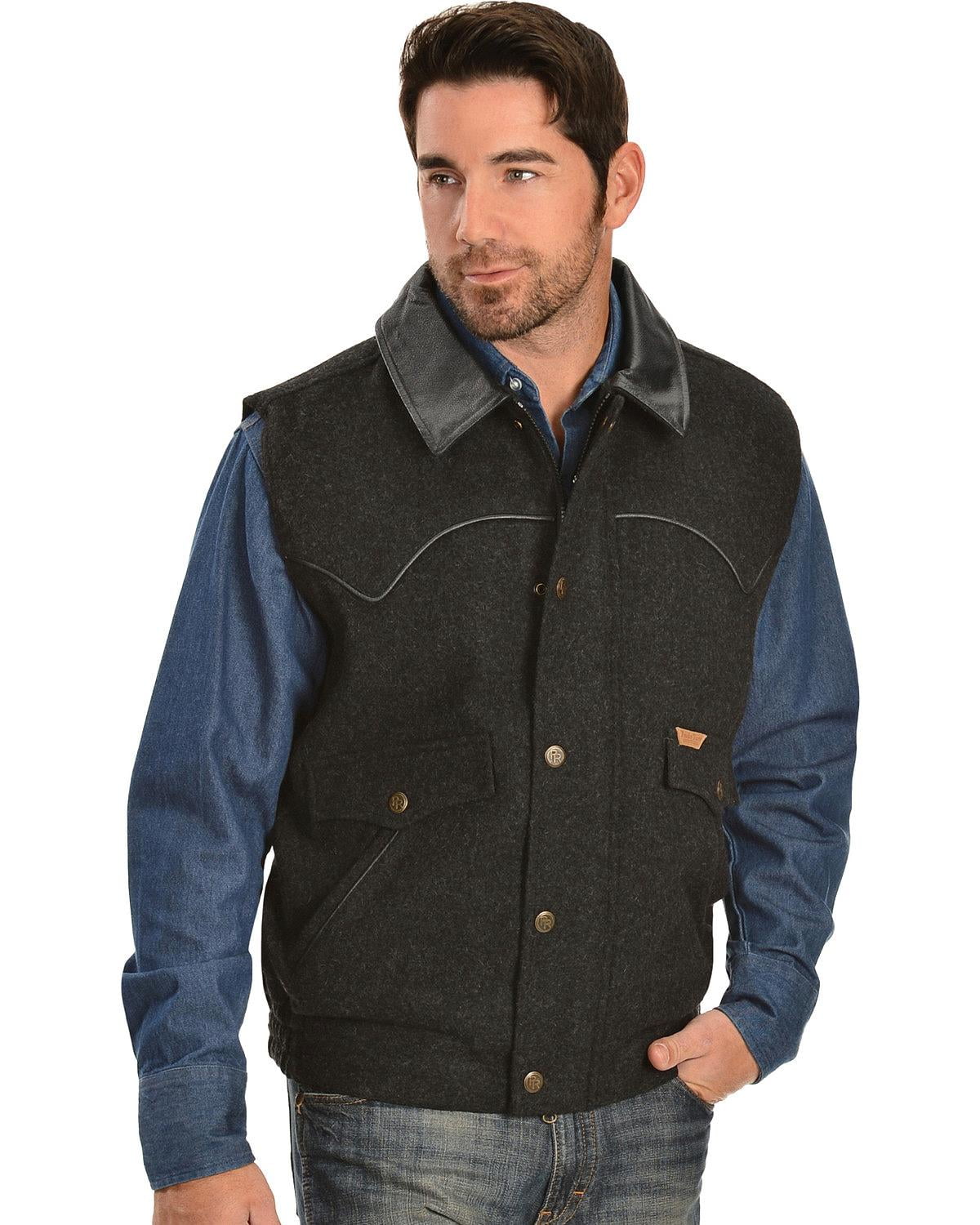 Powder River Outfitters Men's SnapFront Wool Vest 98561901