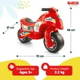 thumbnail image 4 of DOLU My First Moto Balance Bike Ride-On, Foot-Powered Balancing Toddler Toy, Blue, 4 of 6