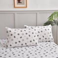 thumbnail image 3 of Chezmoi Collection Kids/Teens Sports Fitted Sheet, Twin XL 2-Pack – 2 Fitted Sheets + 2 Pillowcases (No Flat Sheet) - Soft Microfiber Fitted Sheet Set - White Gray Baseball Basketball Football Print, 3 of 8