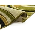 thumbnail image 5 of Well Woven Ruby Galaxy Waves Modern Geometric Green 7'10" x 9'10" Area Rug, 5 of 6