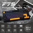thumbnail image 2 of Teclado mecánico EPOMAKER x Aula F75 Gasket 75% RGB Negro, 2 of 8