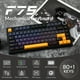 thumbnail image 2 of Teclado mecánico EPOMAKER x Aula F75 Gasket 75% RGB Negro, 2 of 8