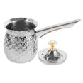 thumbnail image 3 of OUNONA Milk Jug Stainless Steel Pot for Coffee Making Silver Color with Conical Spout for Cafe 1Pack, 3 of 7