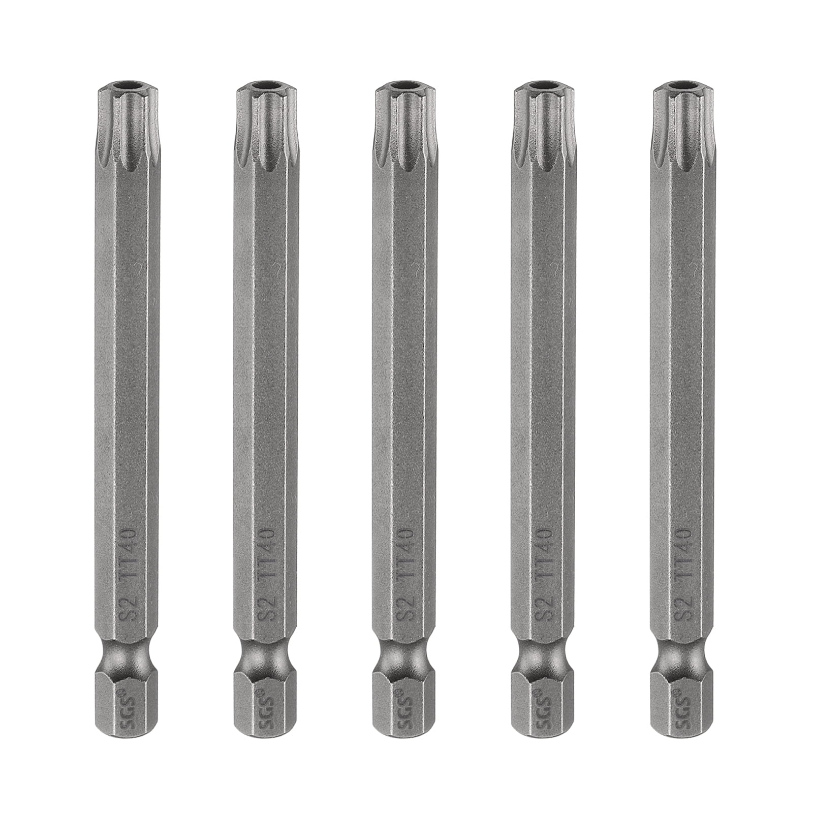 H4 Magnetic Security Pentagon 1/4 Inch Hex Shank Screwdriver Bit