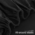thumbnail image 4 of Unique Bargains 110GSM Brushed Microfiber Fitted Sheet Wrinkle,   Bed Cover, 4 of 10