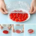 thumbnail image 2 of 200 Pcs Sacs de Rangement Frais Sacs de Rangement Frais à Mettre sur Assiettes et Bols Sacs de Rangement Frais pour Restes Couvercles de Bol Élastiques Réutilisables, 2 of 6