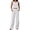 White, variant on Khunlpohl Women's 2 Piece Sets Crew Neck Cropped Sleeveless Tank Tops and Straight Leg Loose Pants Summer Trendy Casual Vacation Set