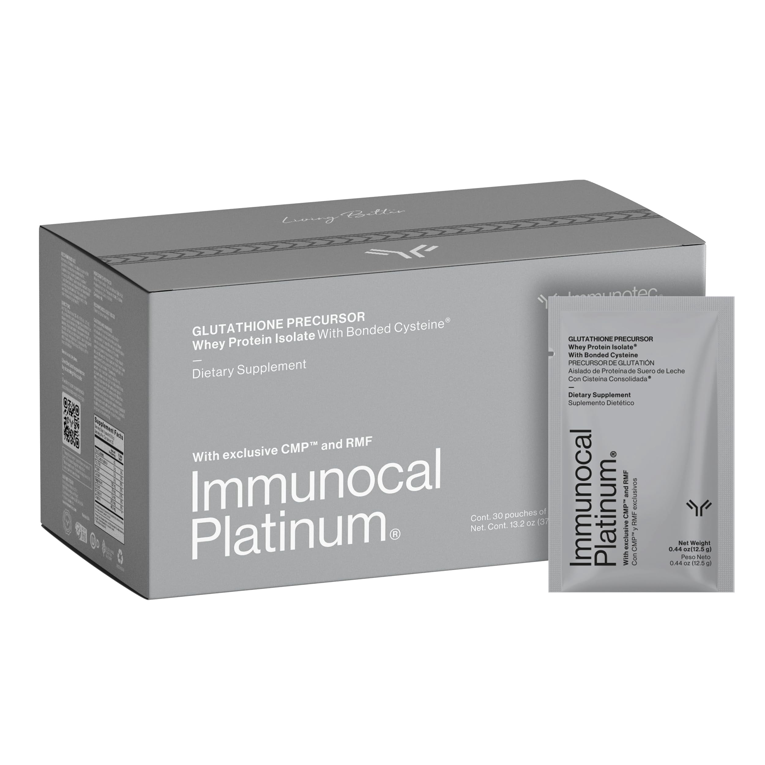 immunocal glutathione precursor para que sirve Suplemento: proteína de suero aislada Platinum®, 30 porciones Inflammation Control & Oxidative Stress Reduction Size:30 Ml Kidney Detoxification & Alkalinity,