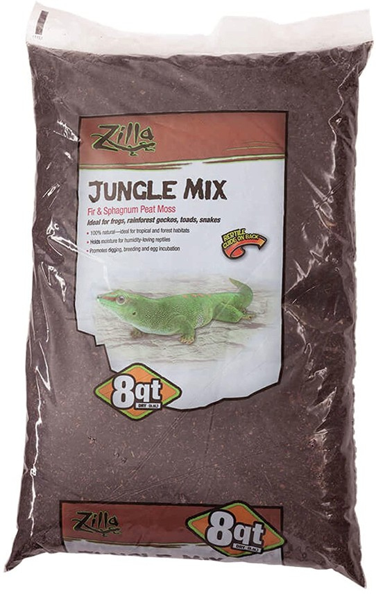 24 quart (3 x 8 qt) Zilla Lizard Litter Jungle Mix Fir and Sphagnum