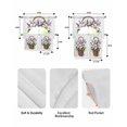 thumbnail image 6 of Pastoral Floral Kitchen Curtains Sets 36 Inch Length with Valance, Spring Meadow Blooms Botanical Swag Valances and Tiers Curtain Set Drapes Swag Curtains for Living Room, Bathroom, Bedroom, Cafe, 6 of 6