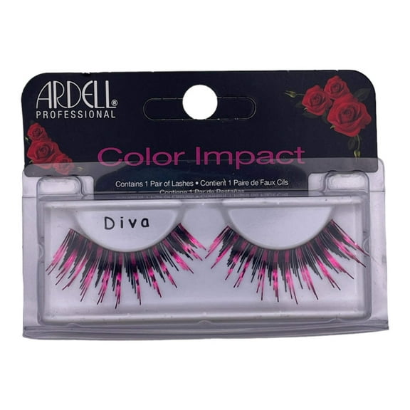 Ardell Color Impact Eyelashes DIVA BLACK & PINK