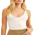 thumbnail image 1 of PENGXIANG Femmes Spaghetti Sangle Camisole de Couleur Unie U-Cou Sans Manches Sling Débardeurs Basic Tops, 1 of 5