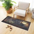 thumbnail image 4 of WOBOGO Black Cat with Absinthe Carpet 39x20in Kitchen Bathroom Plush Absorbent Non-Slip Floor Mat, 4 of 8
