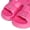 Pink, variant on WDLGRBS Women's Cool Shoes with Cute Cat Logo, Waterproof and Anti-Slip EVA Flat Sandals,Black,S