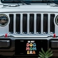 thumbnail image 5 of License Plate, Colorful "Dog Mom Era" Text Decorative Front,Personalized Stainless Steel License Plate Cover For Men Women,12.2" X 6.2", 5 of 6
