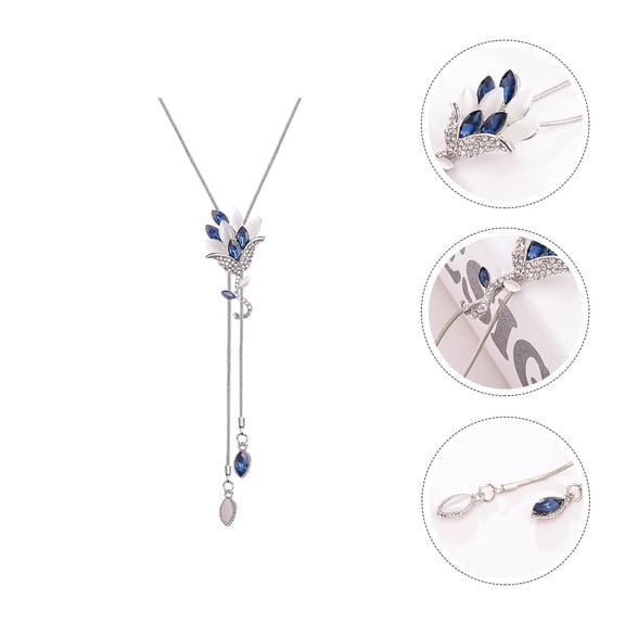 FOMIYES Alloy Tassel Pendant Necklace Sweater Chain for Women, Fashion Jewelry Accessory, Stylish and Decorative Set