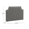 thumbnail image 5 of Hillsdale Upholstered Hanging Twin Headboard with Nailhead and USB Charging, Gray, 5 of 20