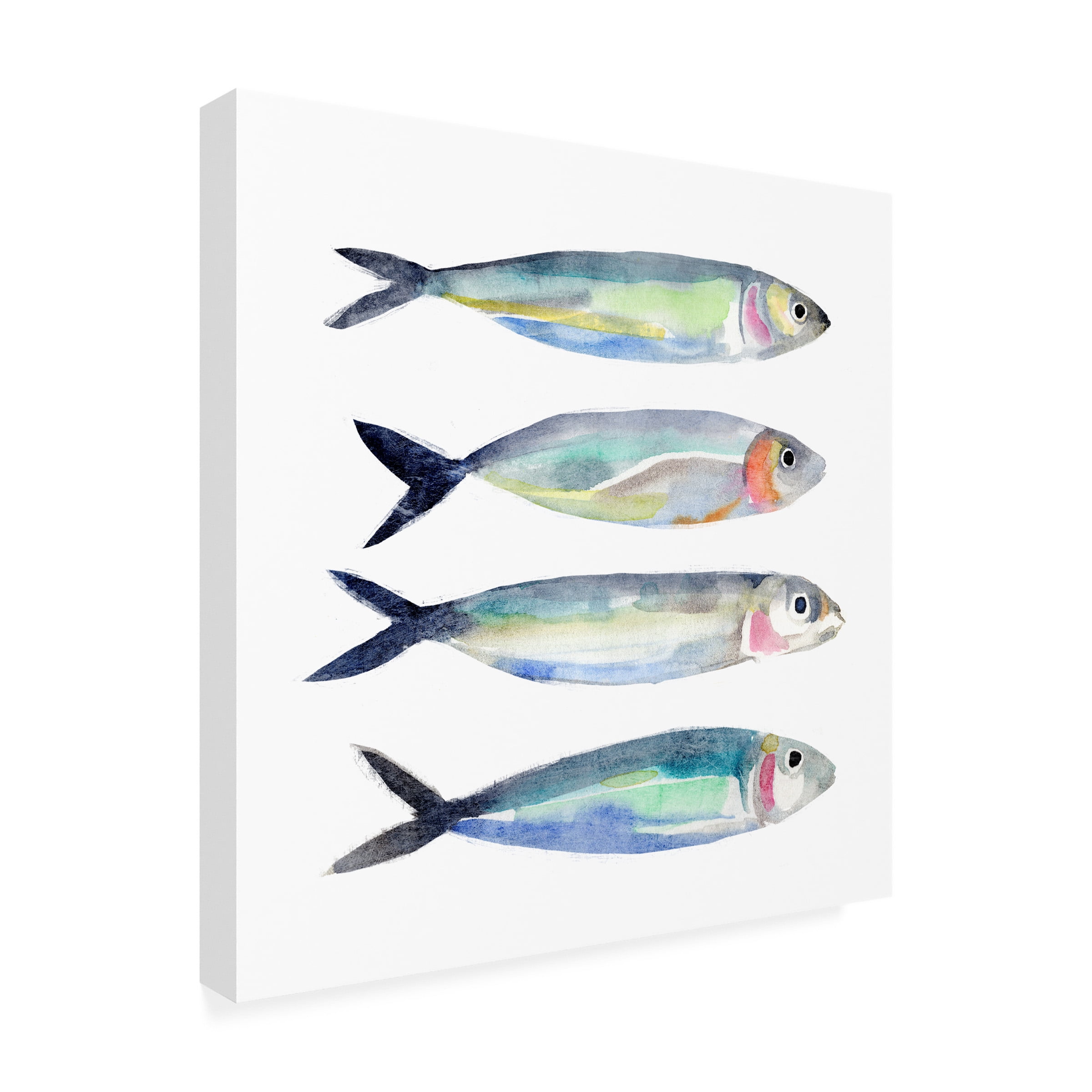 Annie Warren 'Sardine Team I' Canvas Art