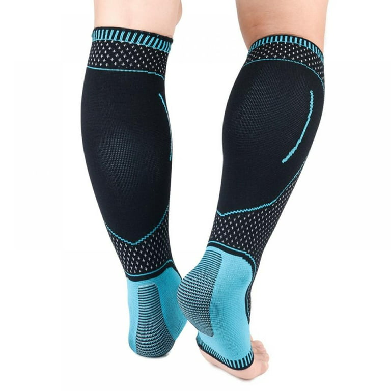 Calf Compression Sleeves for Men Women Footless Compression Socks Without  Feet Shin Splints 