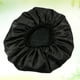 thumbnail image 3 of Gorro de dormir extragrande de seda y satén con doble elástico, para organizar el cabello (negro), 3 of 7