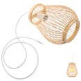 thumbnail image 1 of Miangastore Pendant Light Woven Lampshade Light Fixture for Home Restaurant (Bulb Not Included), 1 of 8