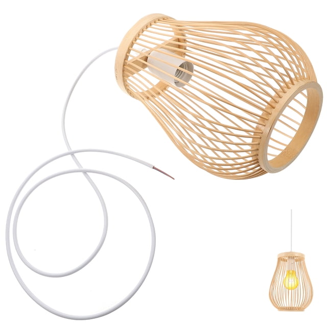 Miangastore Suspension Luminaire Tissé pour Maison Restaurant (Ampoule Non Incluse)