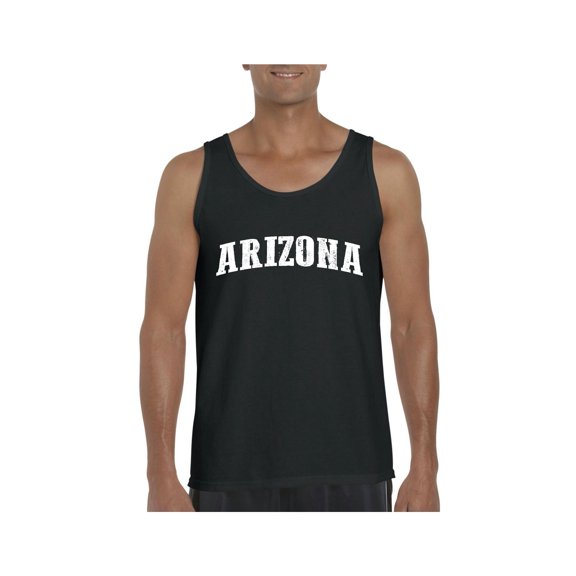 MmF - Men's Tank Top for Men, up to Men Size 3XL - Arizona