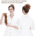 thumbnail image 7 of Rich Choices Messy Hair Bun Scrunchies 100% Human Hair Bun Extensions 32g Wrap Around Tousled Donut Updo Chignon For Women Girls, 7 of 7