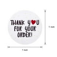 thumbnail image 6 of Thank You for Your Order Stickers - Heart Thanks for Shopping Small Shop Local Handmade - 1 x 1 Inch 500 Total Labels, 6 of 6